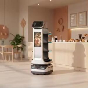 Mars delivery robot, restaurant waiter automatic delivery robot, multi-layer stable pallet 40kg load capacity