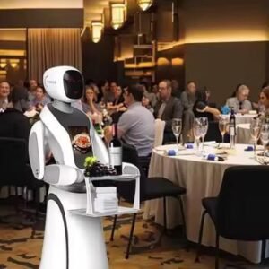 Precise obstacle avoidance modular tray system IP67 rated 5 kg payload 6-axis robot waiter
