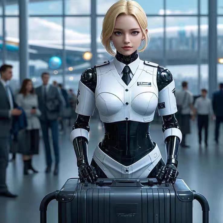 Customized Ternia Artificial Intelligence Robot Anchor Host AI Intelligent Voice Family Nanny