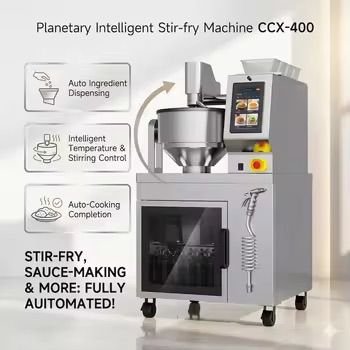 Multifunctional intelligent cooking robot AI chef, suitable for restaurant home kitchen, supports fully automatic stir-frying